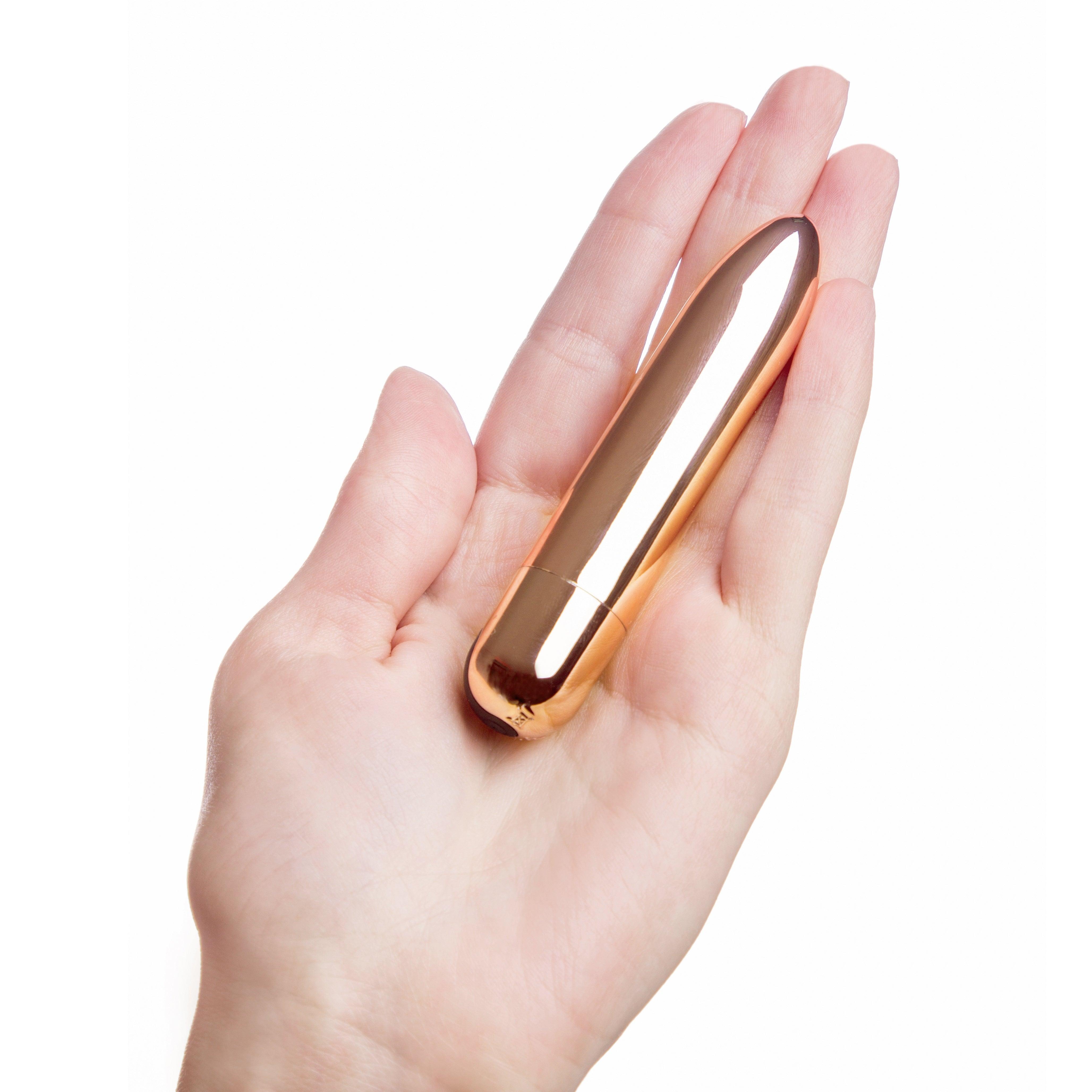 Rose gold Bullet vibrator - EdenSeduce