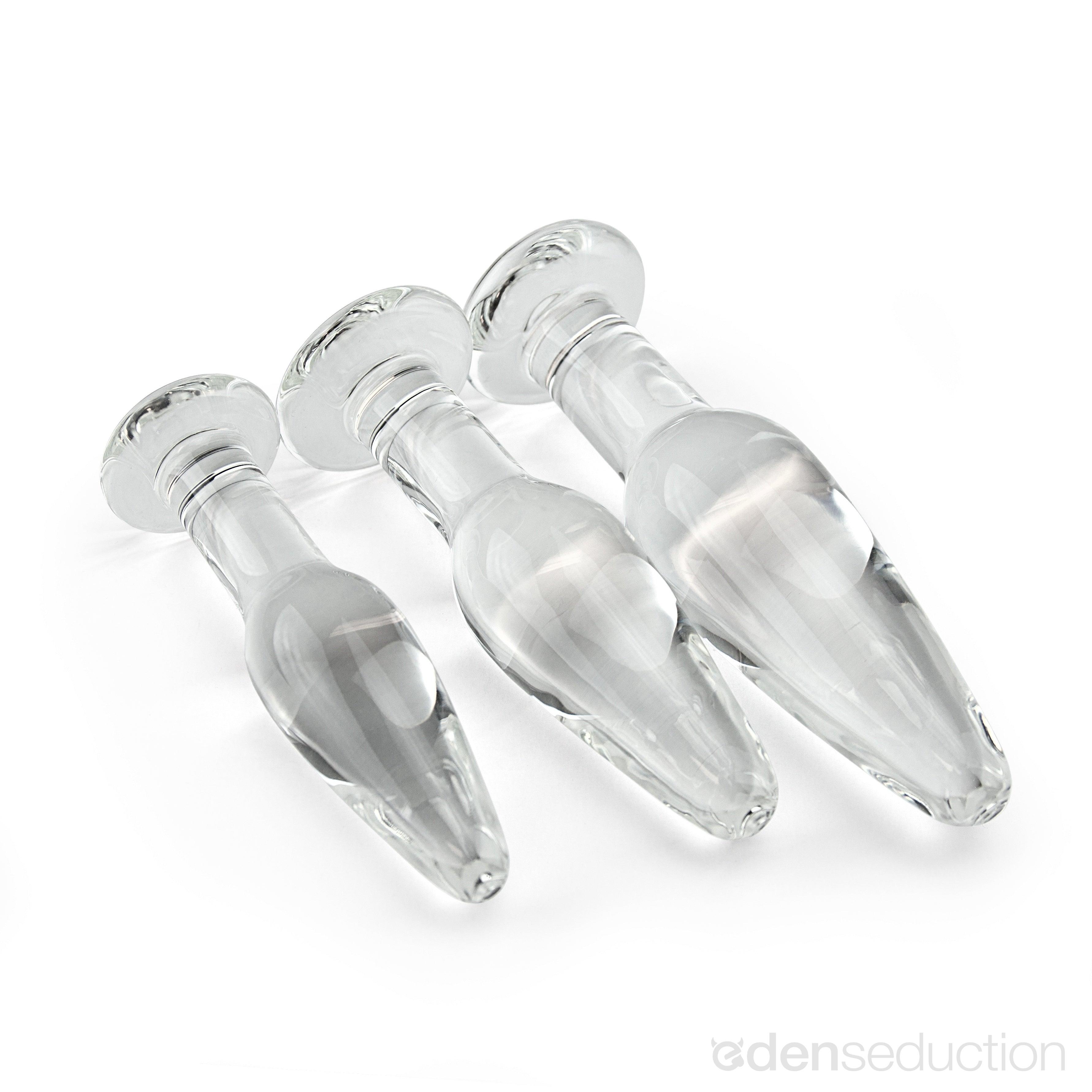 Glass anal training system Anal training kit - EdenSeduce