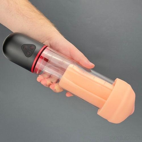 Rock hard vibrating Automatic penis pump - EdenSeduce