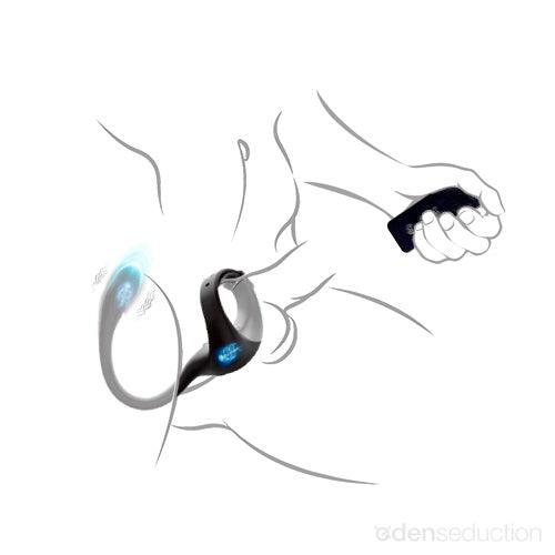 Connection P-spot Prostate massager with cock ring - EdenSeduce