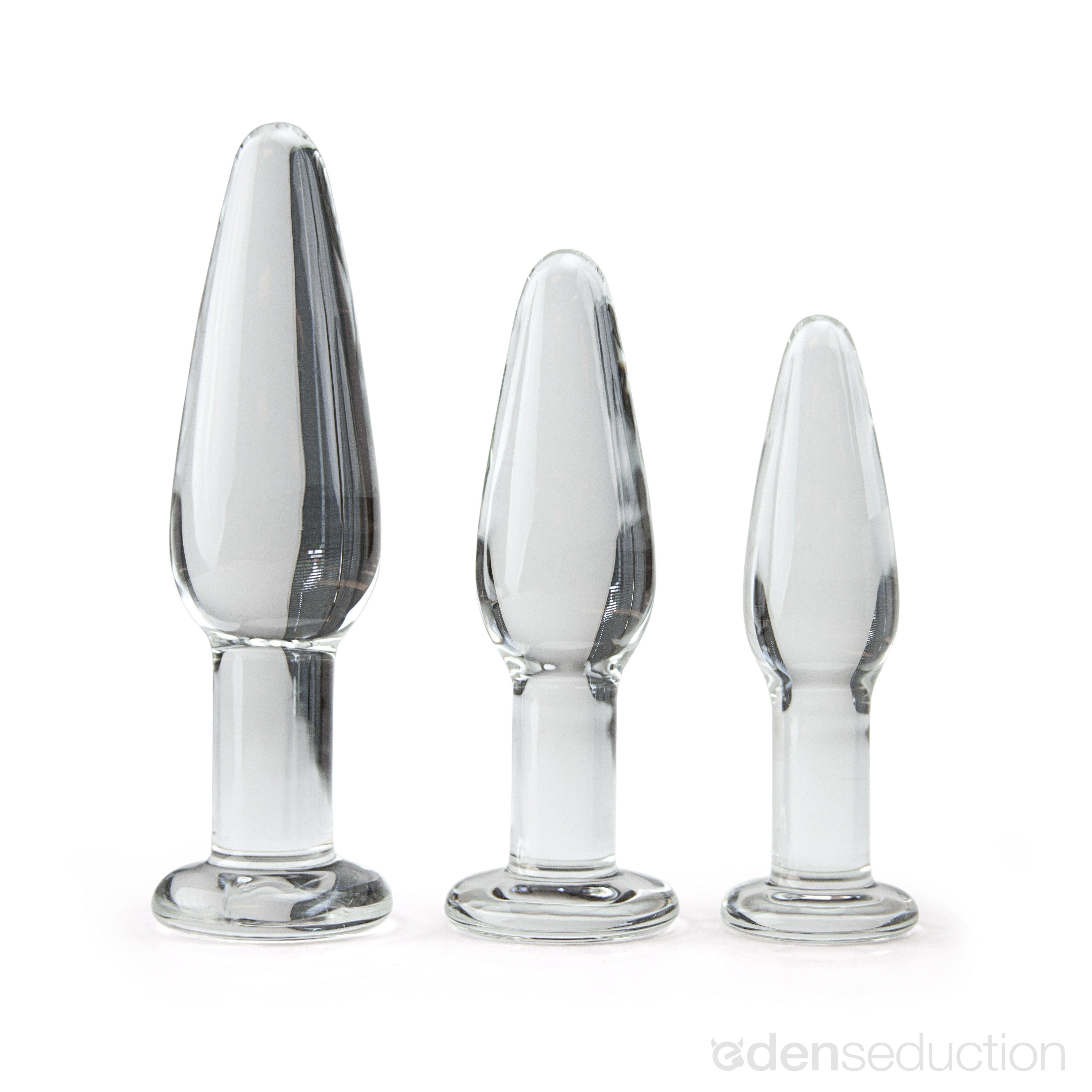 Glass anal training system Anal training kit - EdenSeduce