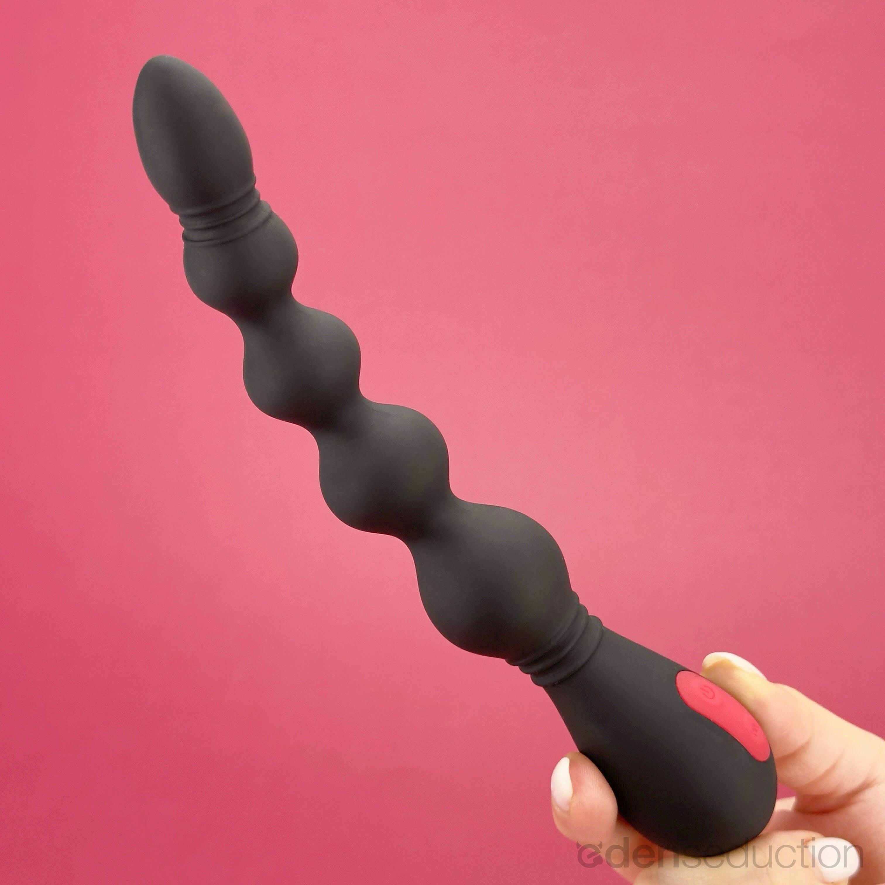 Booty arouser Vibrating anal beads - EdenSeduce