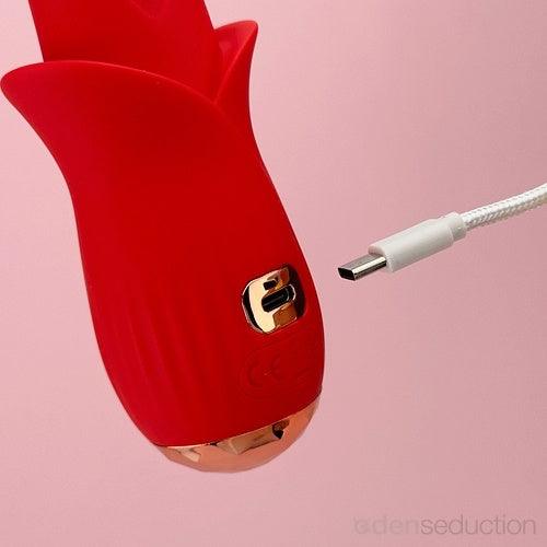 Rose G G spot rose vibrator - EdenSeduce