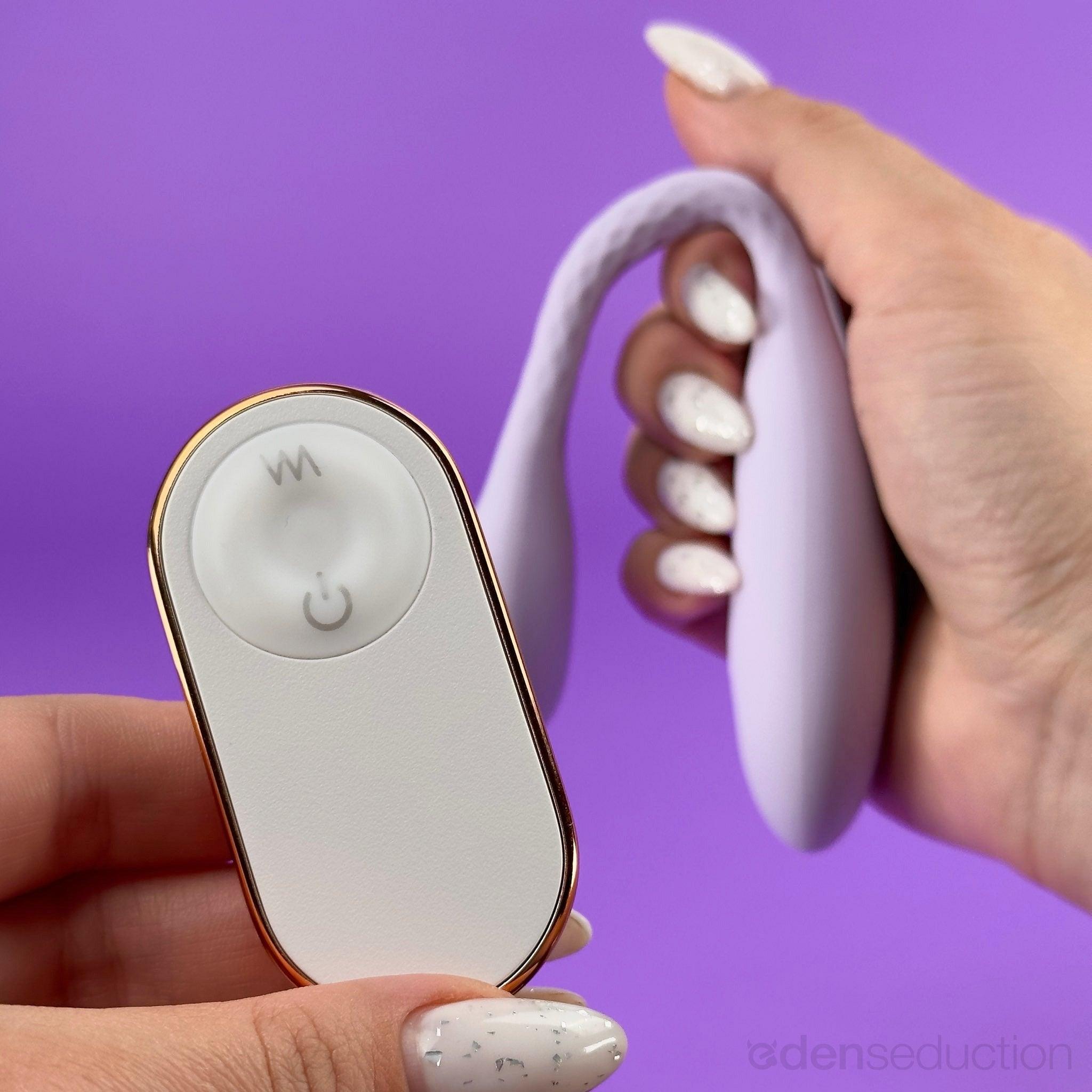 Love flex C shaped vibrator with remote - EdenSeduce