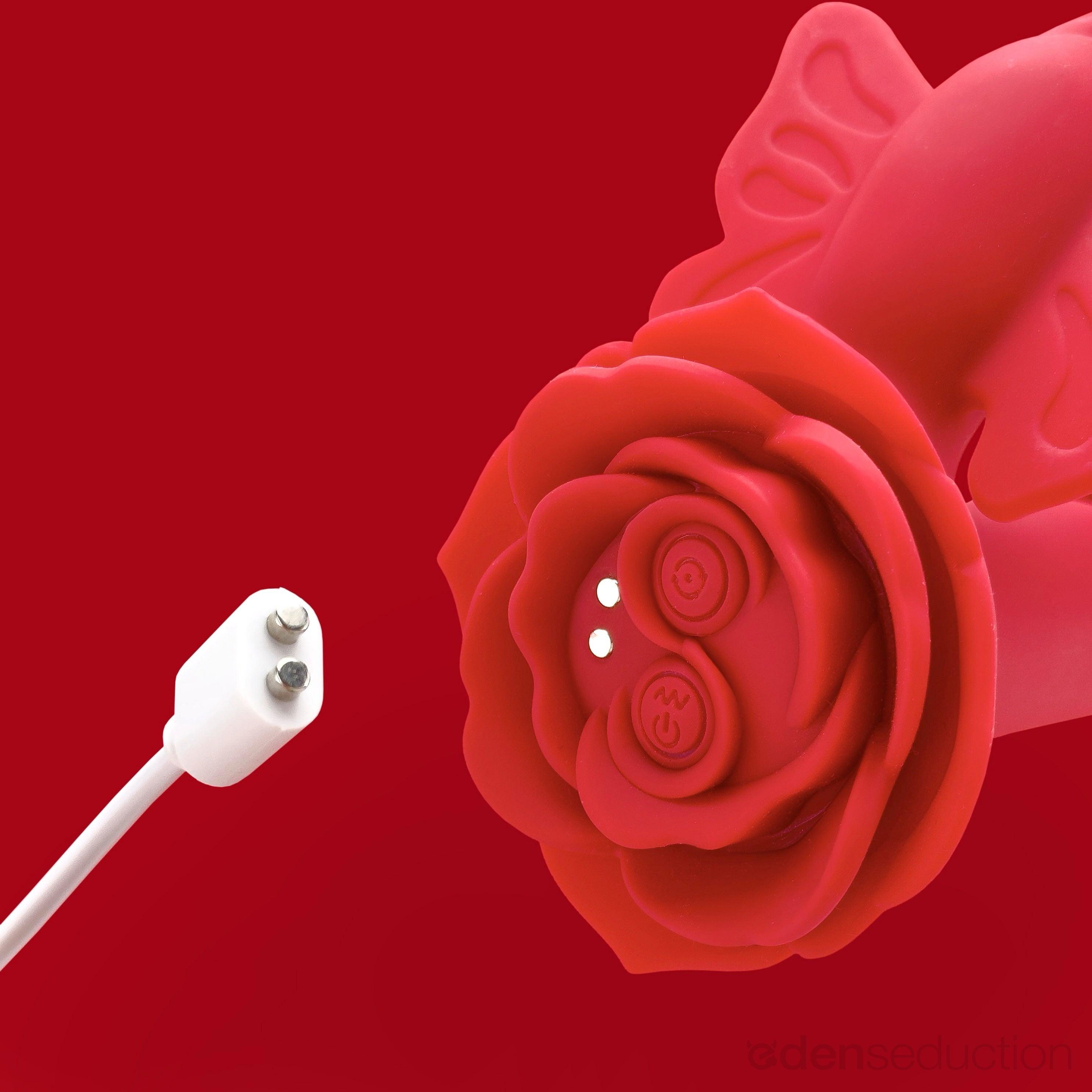 Fluttering wings Rose rabbit vibrator - EdenSeduce