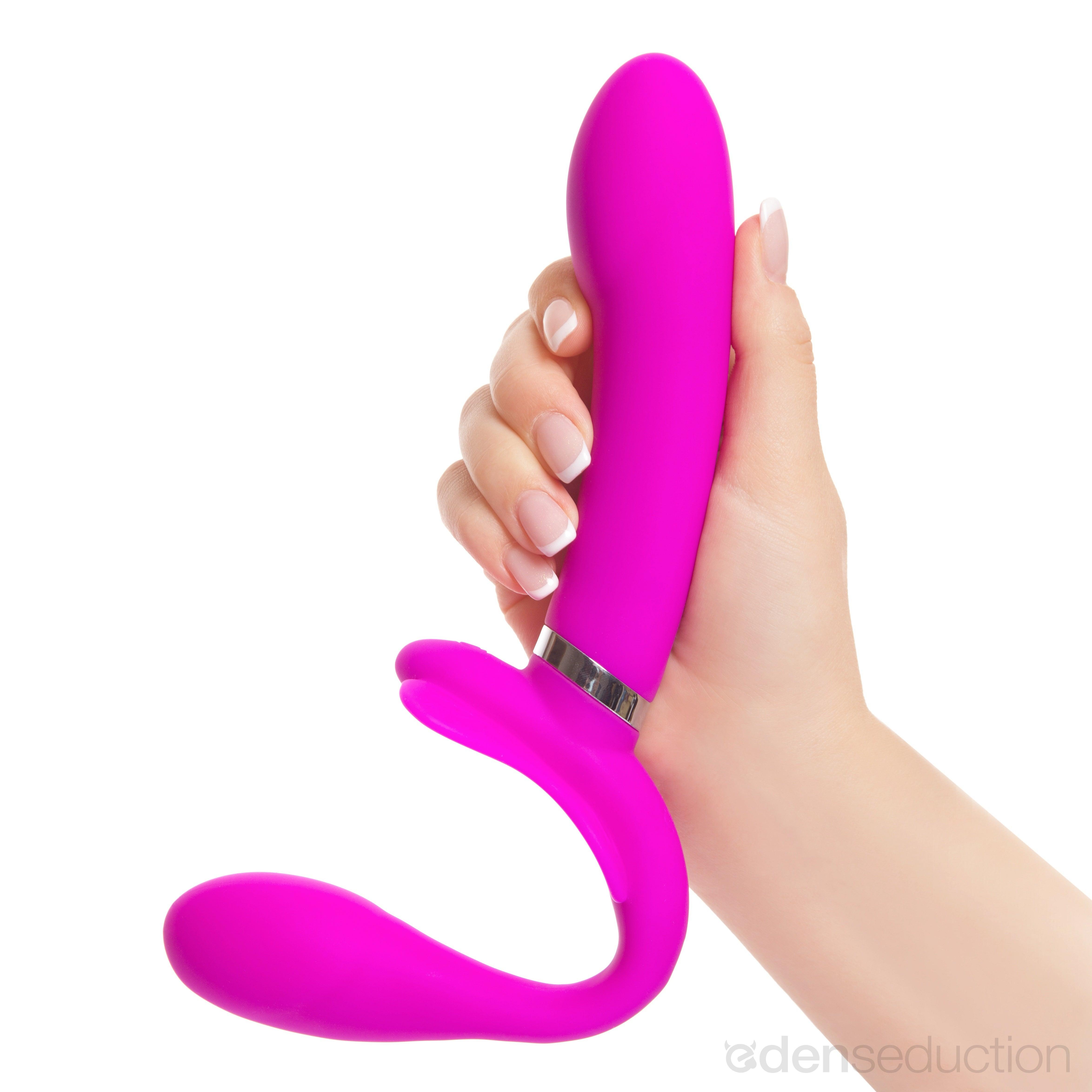 Butterfly share Vibrating strapless strap on - EdenSeduce