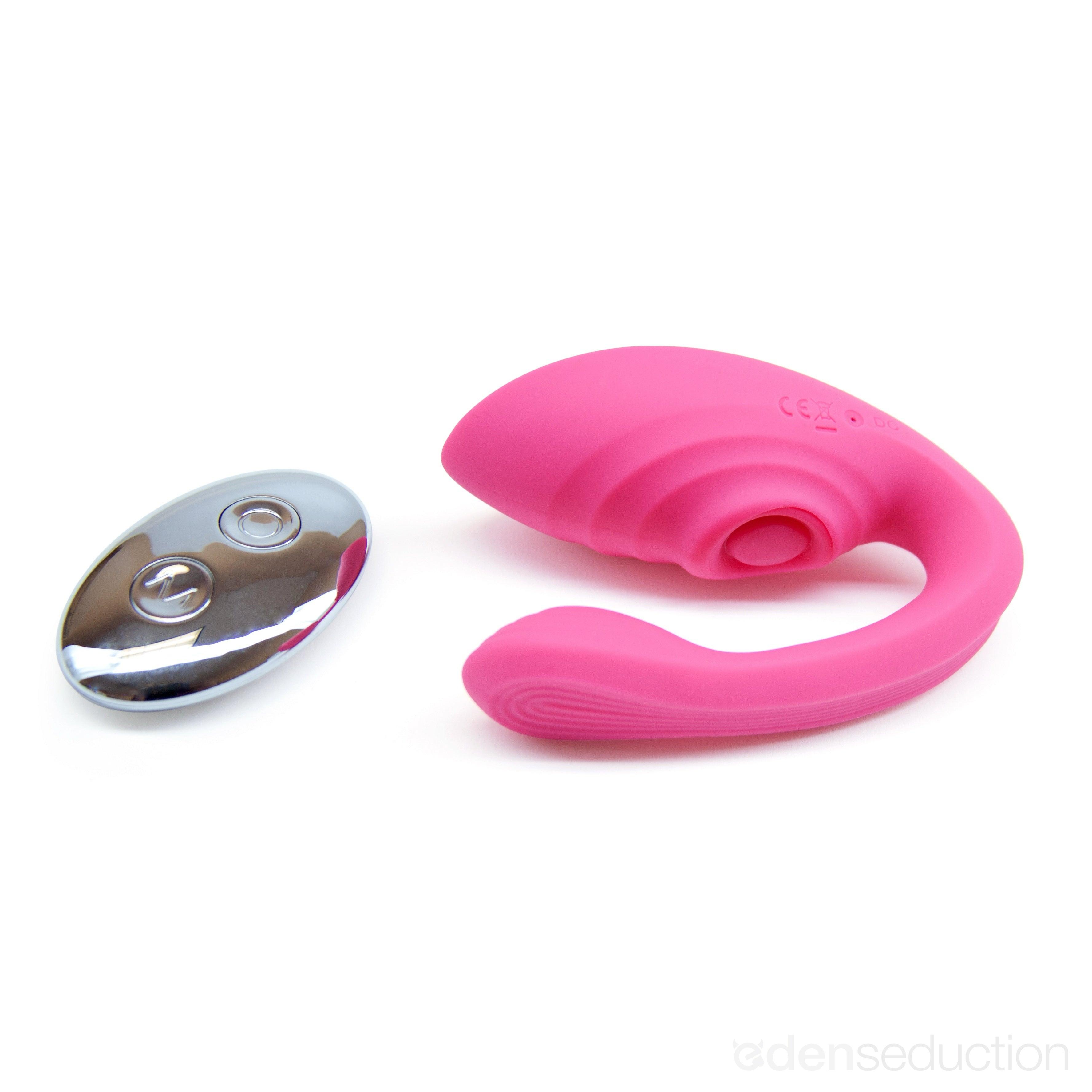 Love-U C shaped vibrator with remote - EdenSeduce