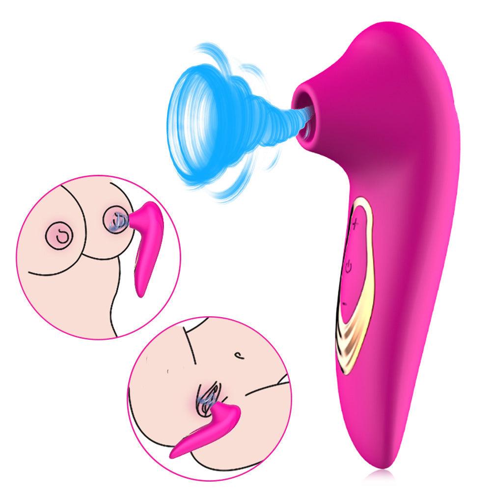 FREE Dolce Silicone Air Pulsating Clit Stimulator in Blue -Only 1 Free Item per Order！ - EdenSeduce