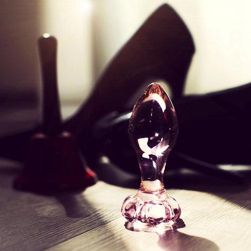 Glass Flower Butt Plug: Elegant Pleasure Blooms - EdenSeduce