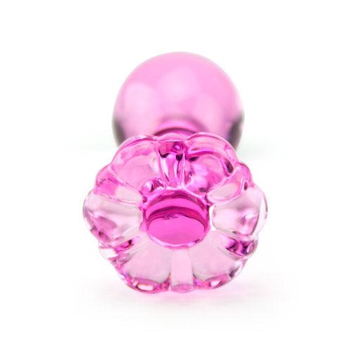 Glass Flower Butt Plug: Elegant Pleasure Blooms - EdenSeduce