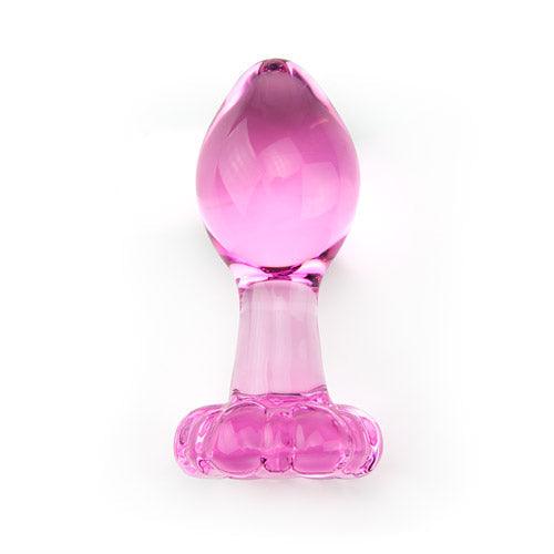 Glass Flower Butt Plug: Elegant Pleasure Blooms - EdenSeduce