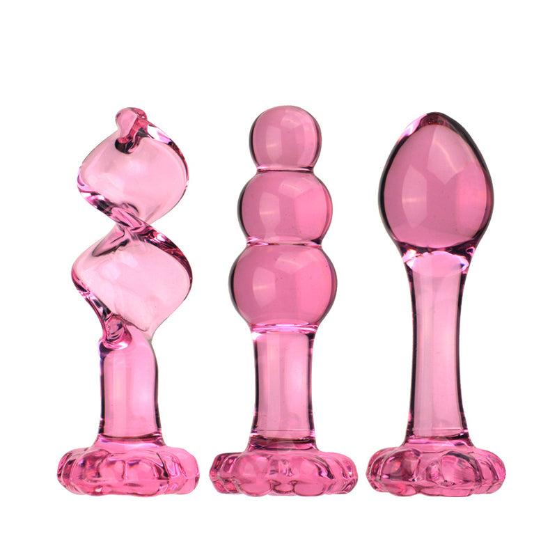 Glass Flower Butt Plug: Elegant Pleasure Blooms - EdenSeduce