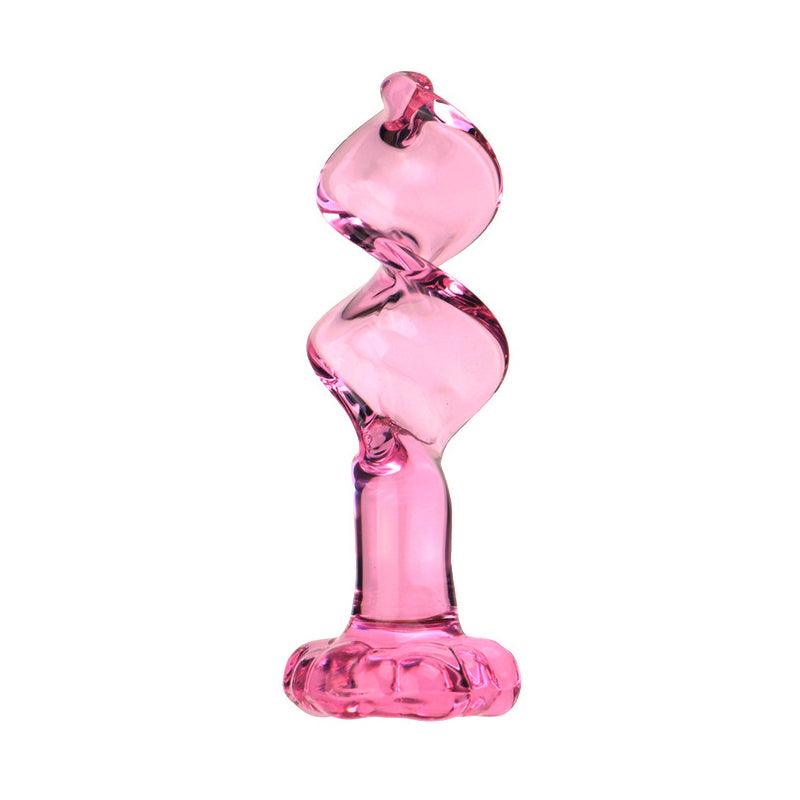 Glass Flower Butt Plug: Elegant Pleasure Blooms - EdenSeduce