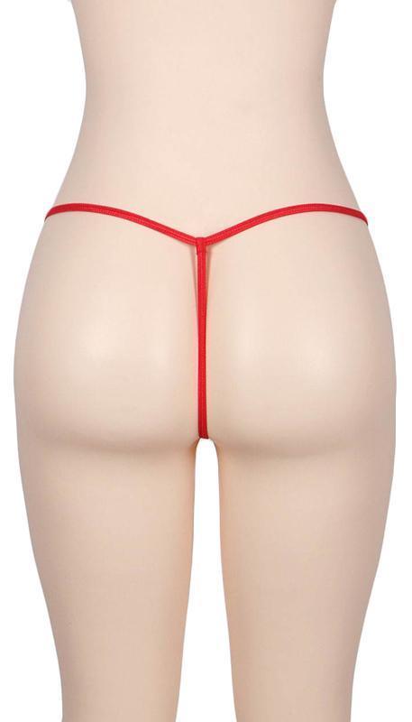 Lace G-String - Three Sizes Available - EdenSeduce