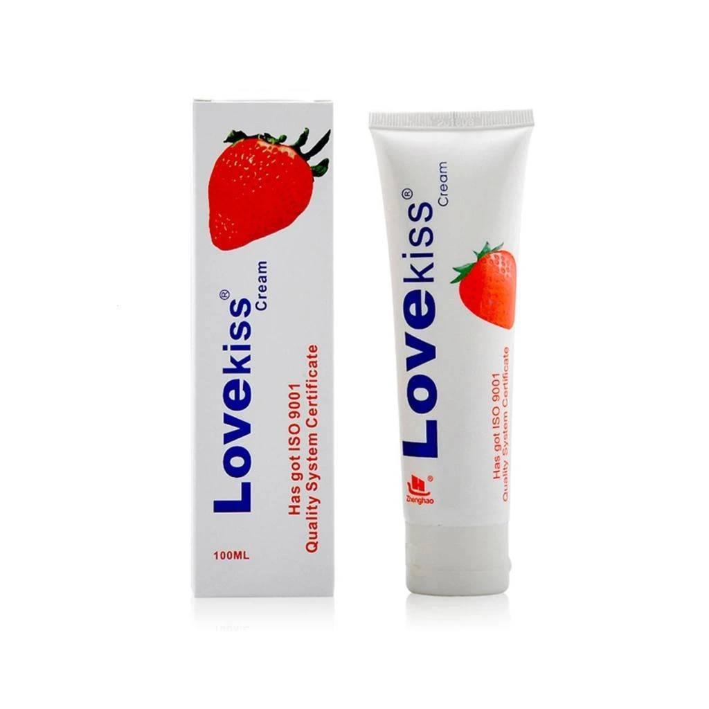 LoveKiss Strawberry Cream Water-Based Lube - EdenSeduce