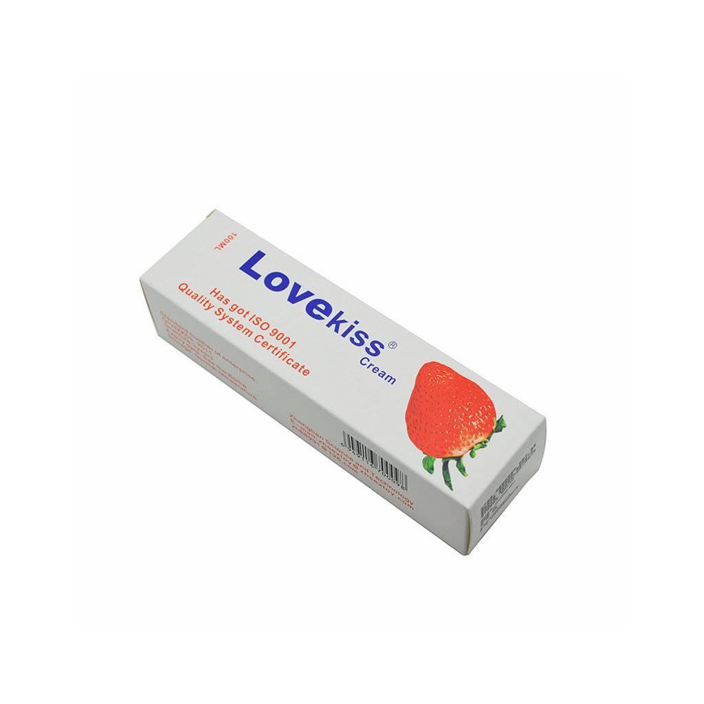 LoveKiss Strawberry Cream Water-Based Lube - EdenSeduce