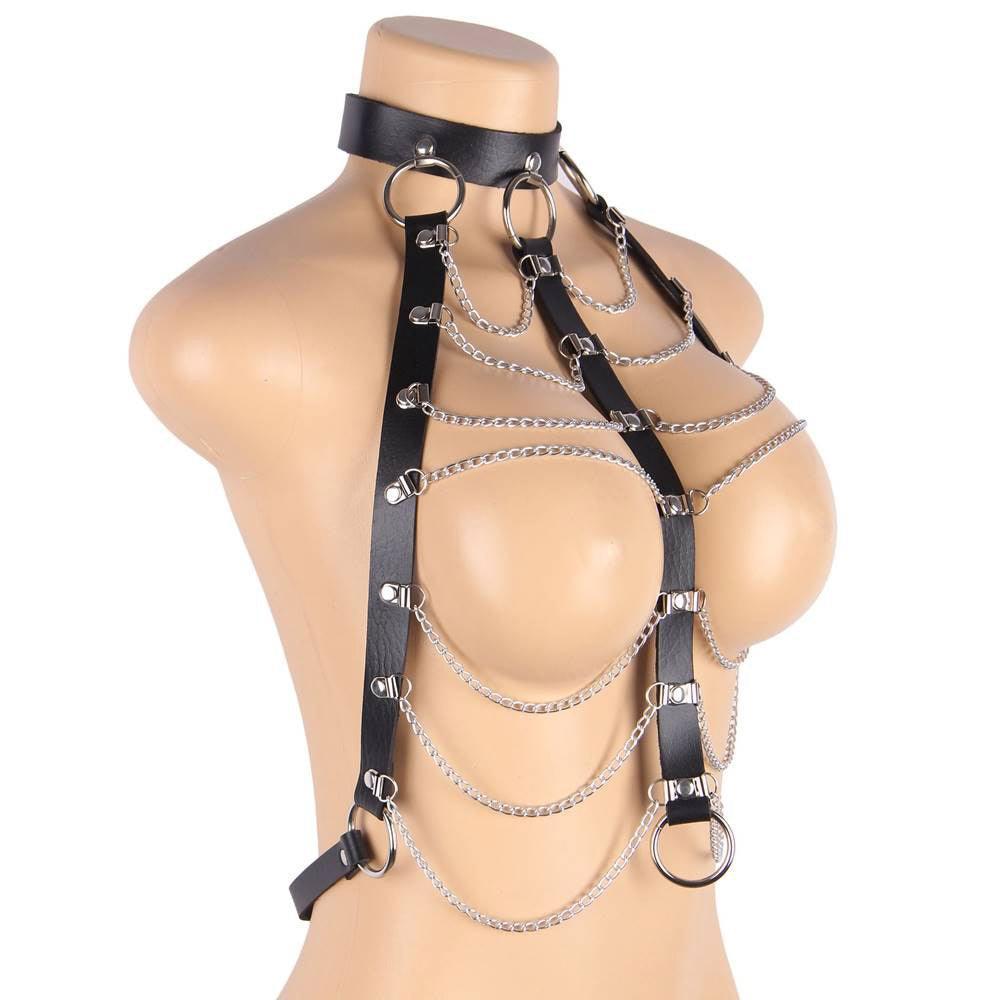 Lust chains Fetish bra - EdenSeduce