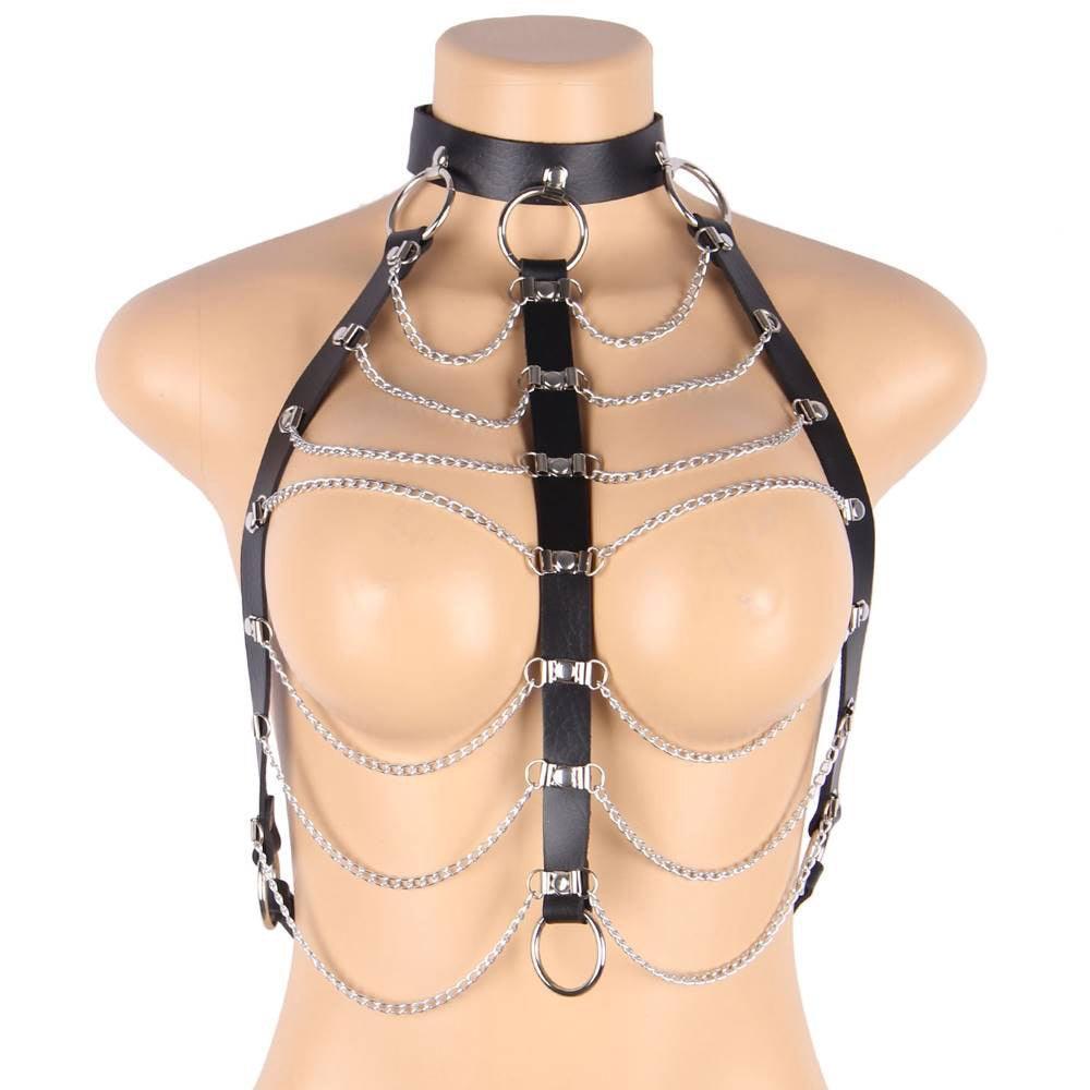 Lust chains Fetish bra - EdenSeduce