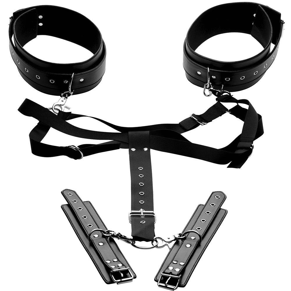 Master Series Acquire Thigh Harness with Cuffs - EdenSeduce