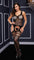 Mesh Crotchless Bodystocking with Detailed Garters - EdenSeduce