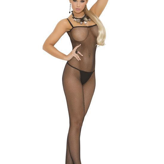 Open Crotch Fishnet Bodystocking - One Size and Queen Available - EdenSeduce