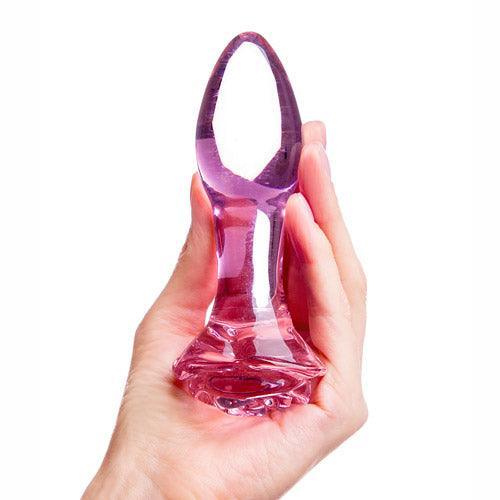 Rose butt plug Glass butt plug - EdenSeduce