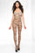 Sheer Tiger Print Bodystocking - One Size Available - EdenSeduce