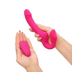 Soul kiss Vibrating strapless strap on - EdenSeduce